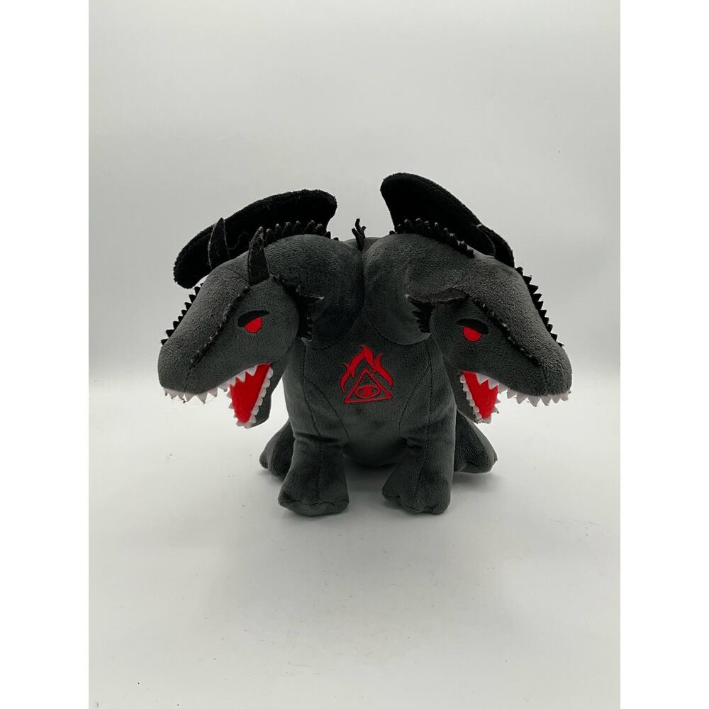 Ebros Hercules Second Labor Greek Hydra 2 Headed Dragon Luxe Soft Plush Toy 14"W